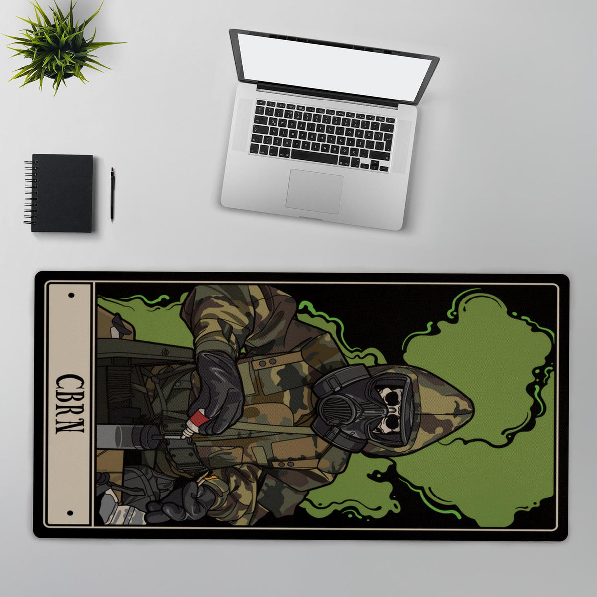 Chemical, Biological, Radiological, and Nuclear (CBRN) Desk Mat