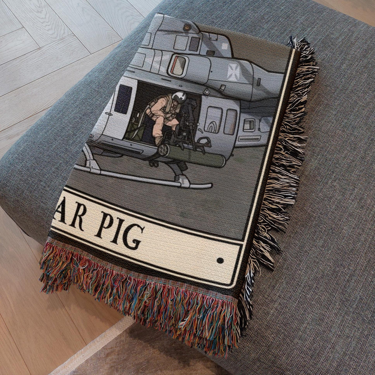 War Pig Woven Blanket