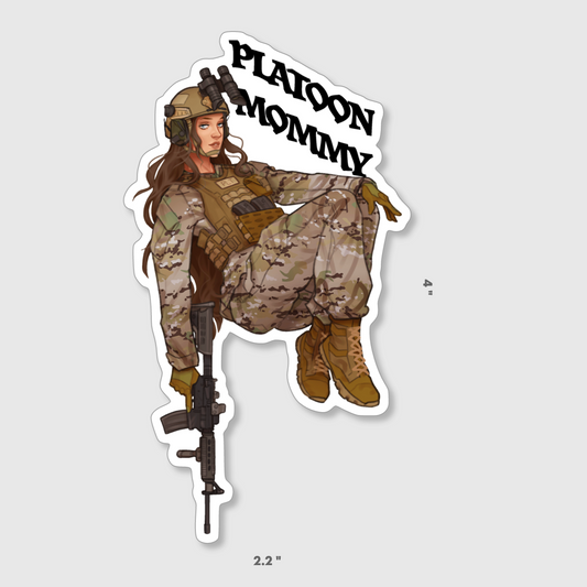 Army Mommy Sticker