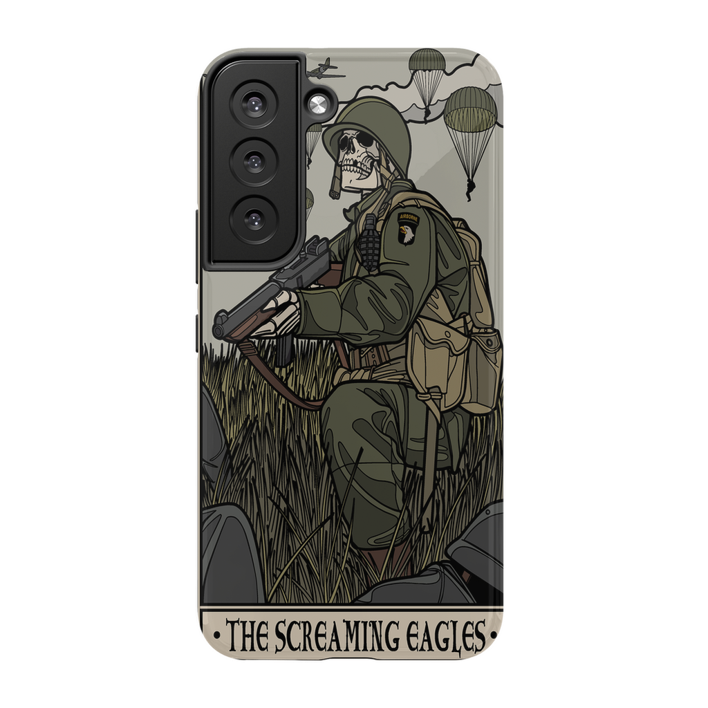 Screaming Eagles Phone Case - Premium Glossy Tough Case / Samsung Galaxy S22