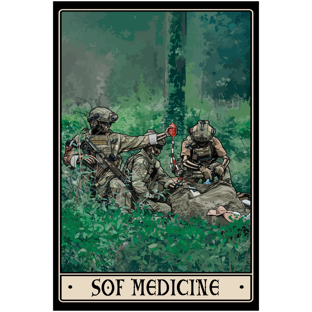 Special Operations Forces (SOF)Special Operations Forces (SOF) Medicine Acrylic Print - 1/4 inch / 20x30 inch