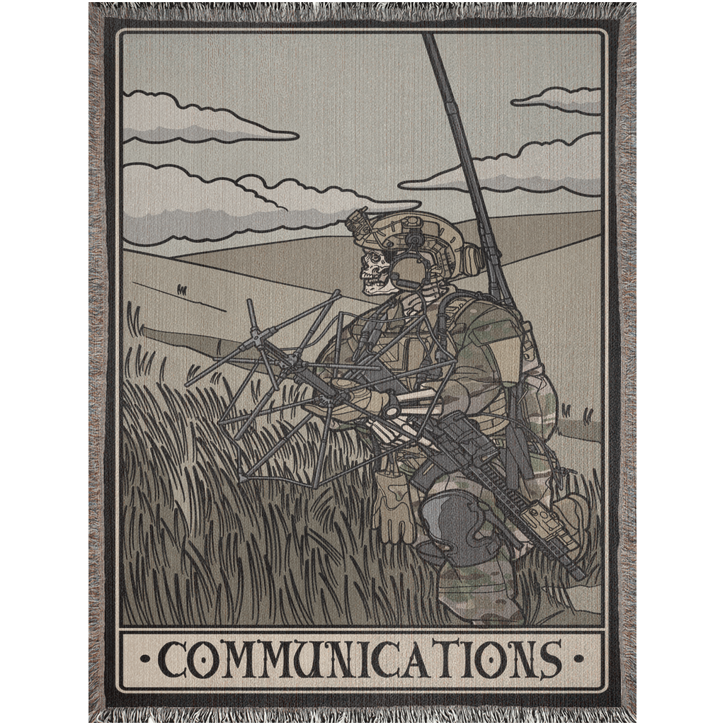 Communications Woven Blanket