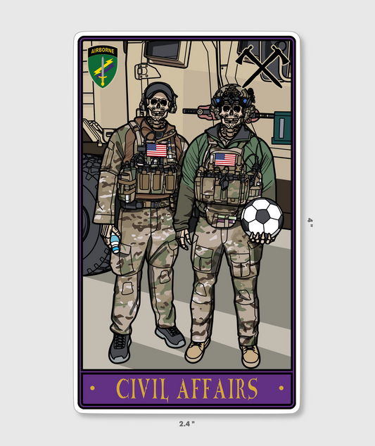 Civil Affairs Sticker