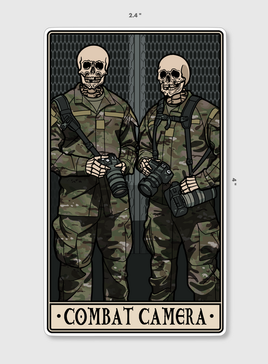 Combat Camera Sticker