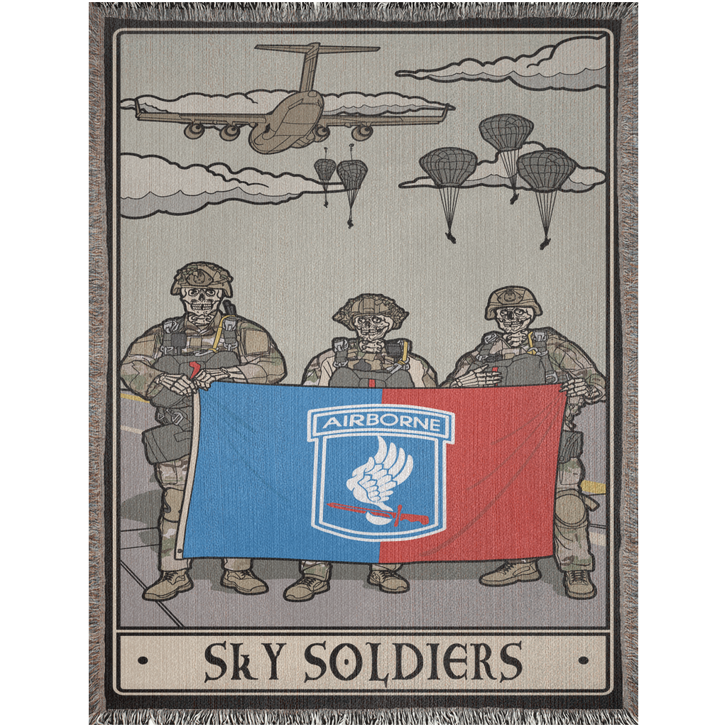 Sky Soldiers Woven Blanket