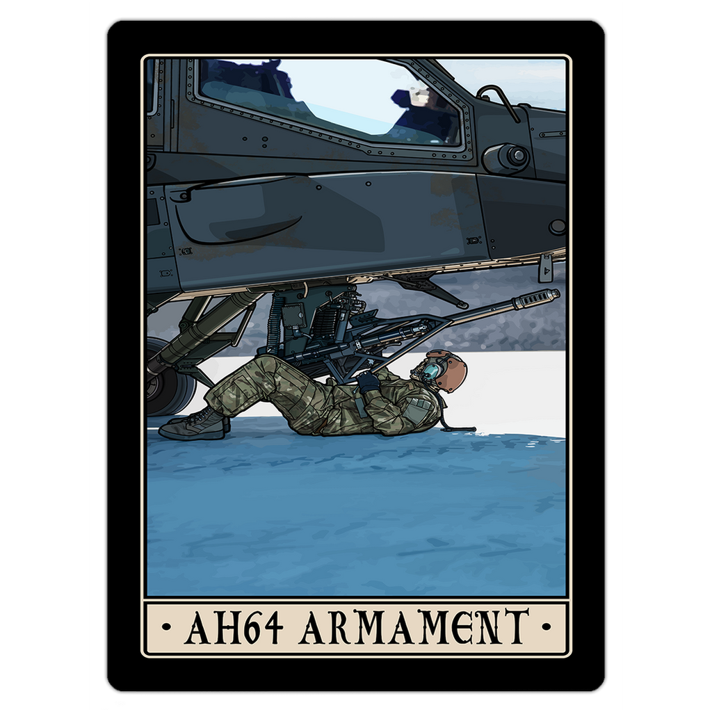 15Y Apache Armament Specialist Magnet - 3x4 inch
