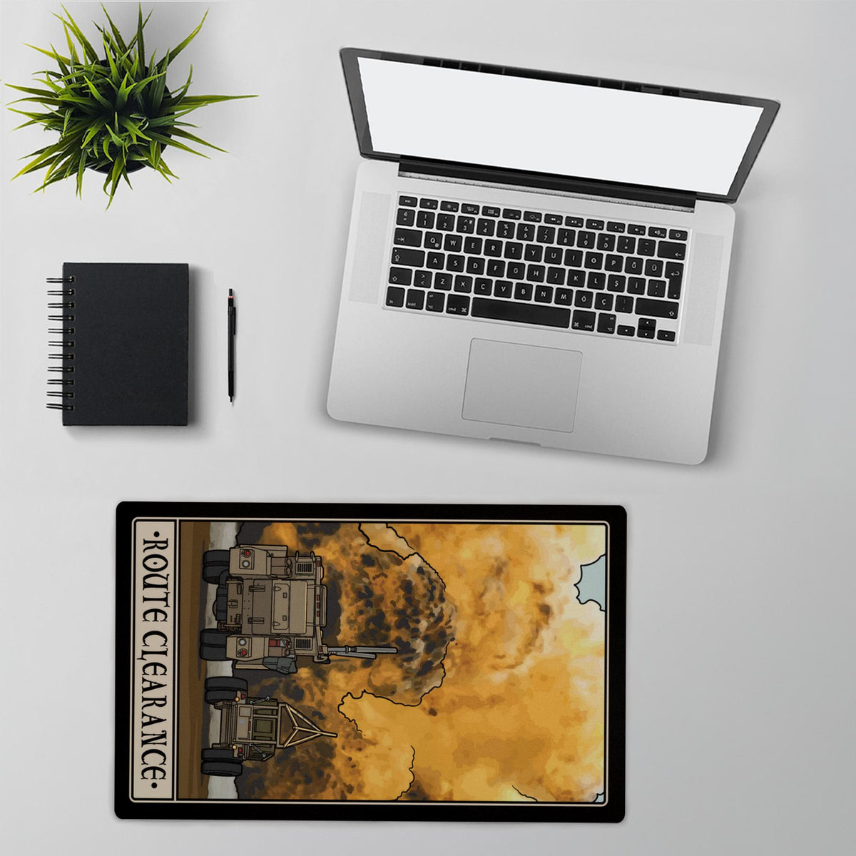 Route Clearance Desk Mat
