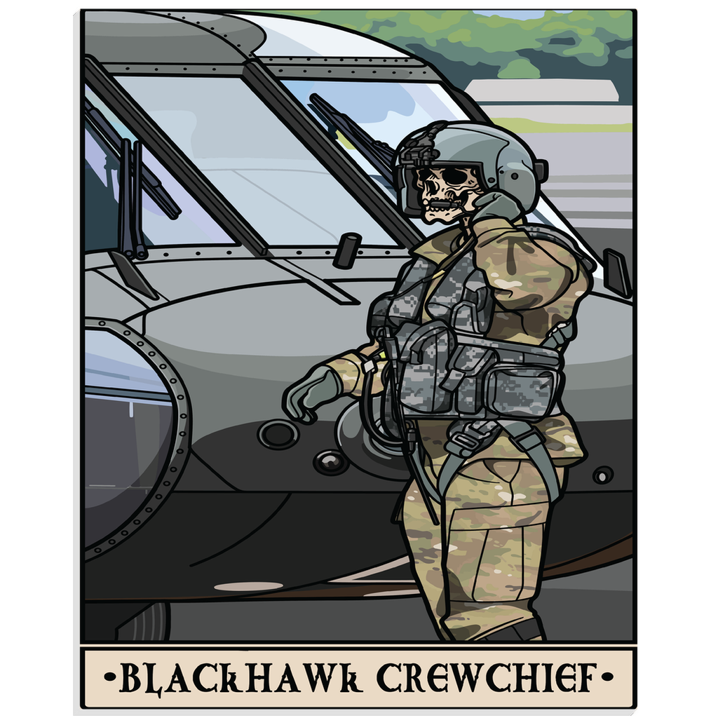 Blackhawk Crew Chief Acrylic Print