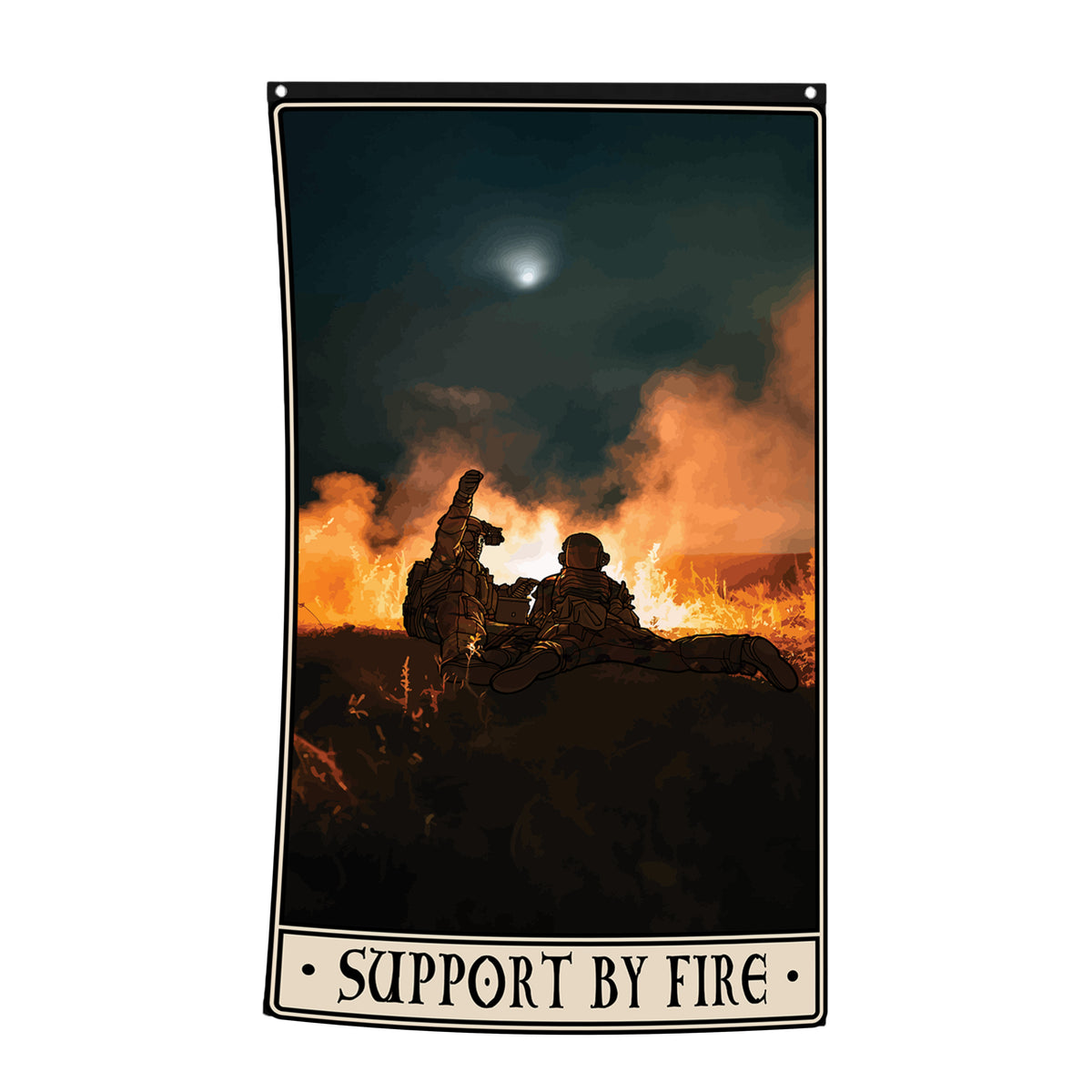 Support By Fire Flag
