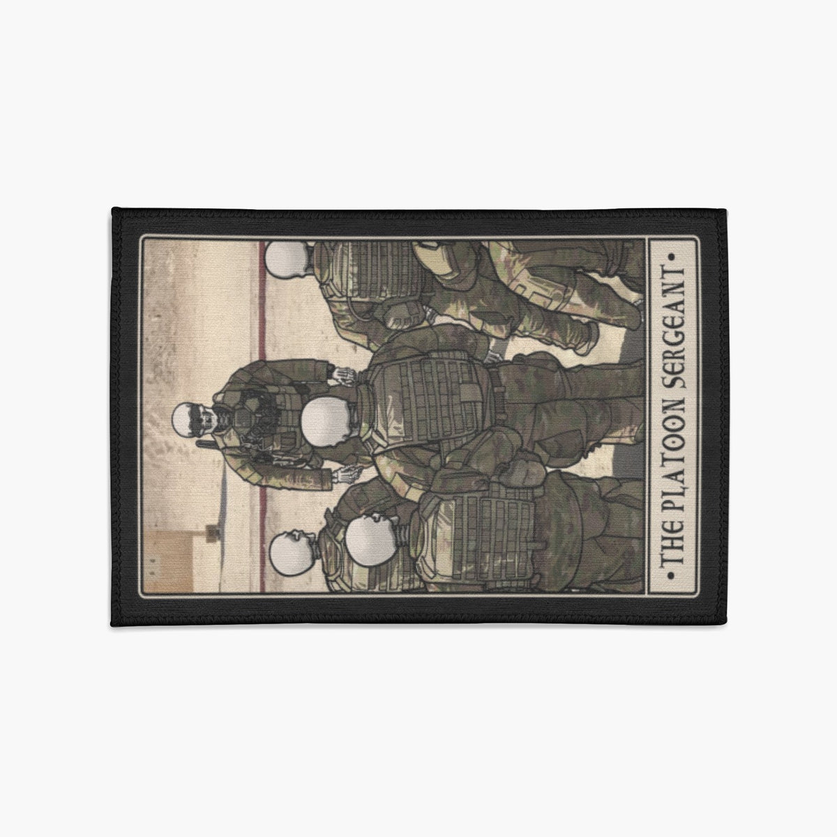 Platoon Sergeant Area Rug - Polyester Chenille / 3x2 ft