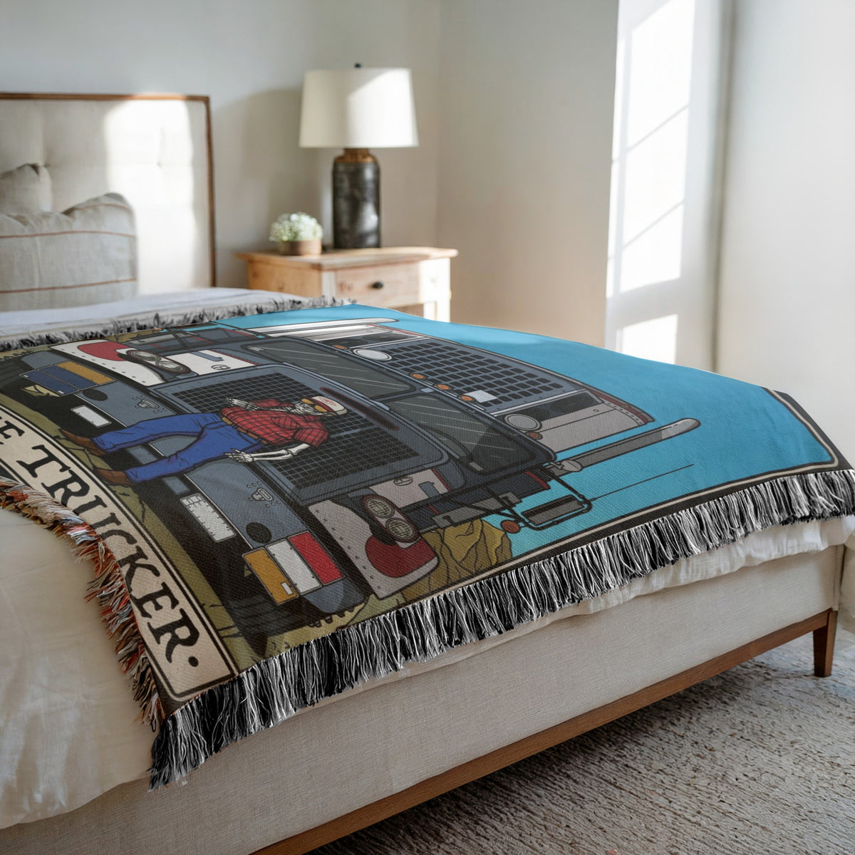 Trucker Woven Blanket