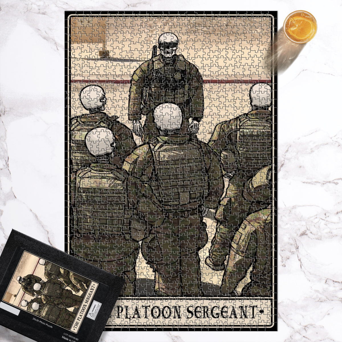 Platoon Sergeant Puzzle - 20x30 inch | 1014 Pieces