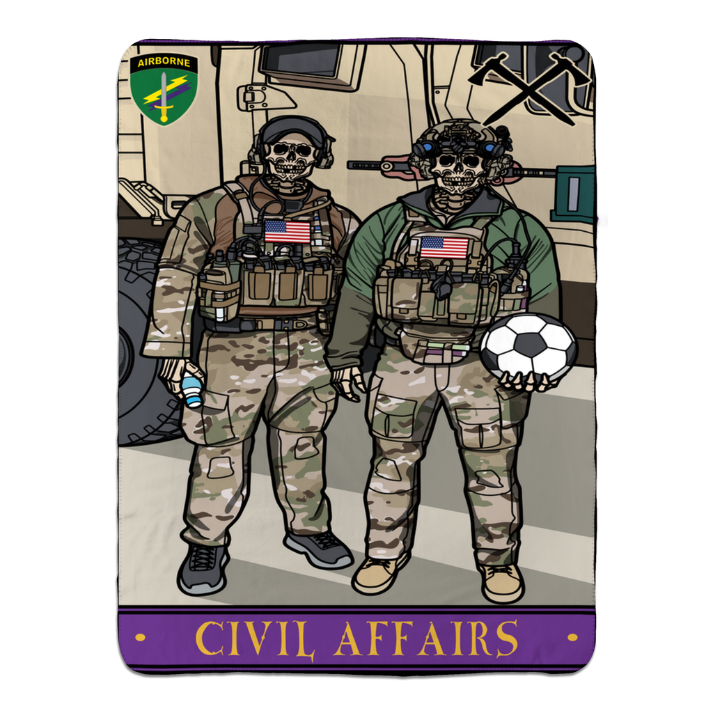 Civil Affairs Fleece Blanket