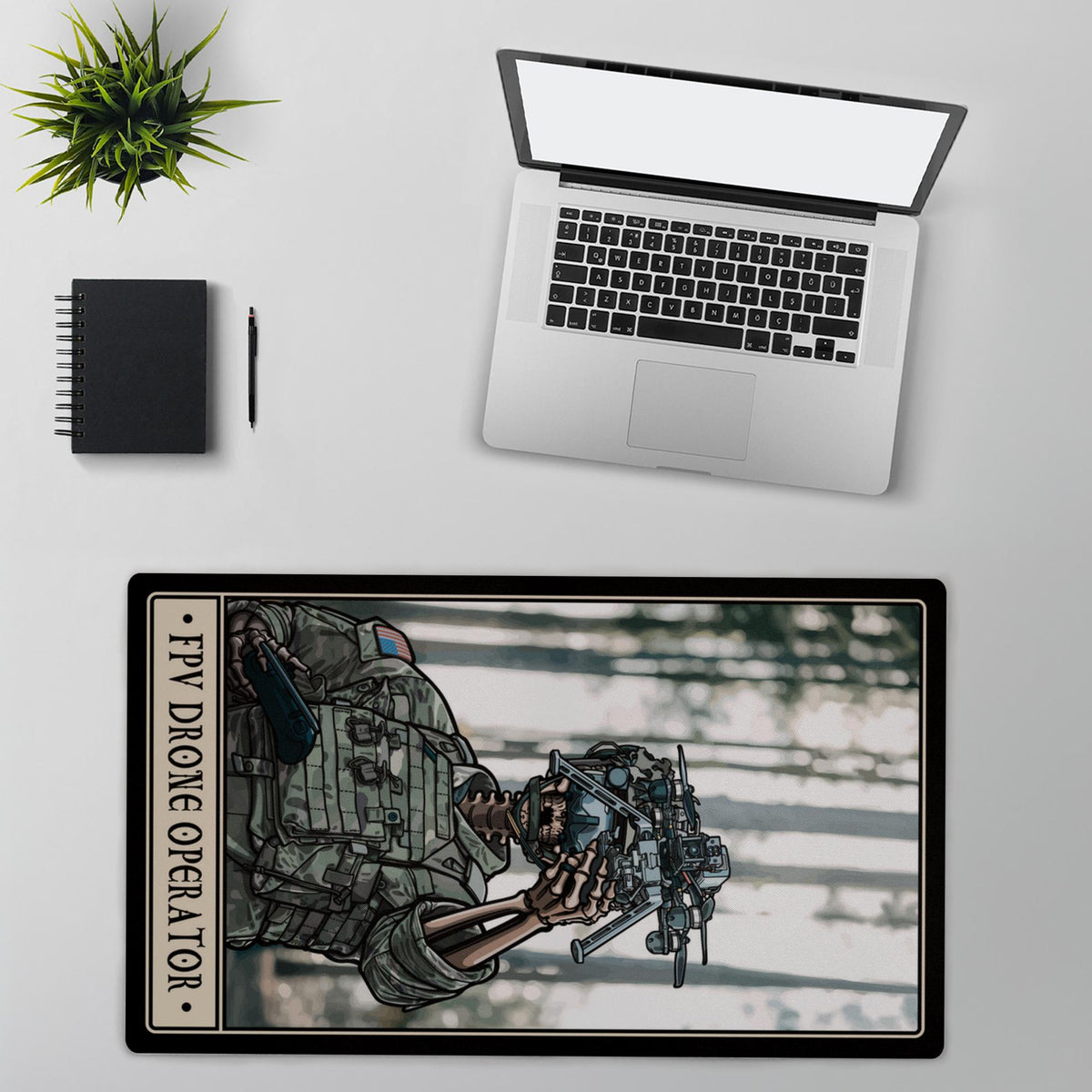 First Person View (FPV) Drone Operator Desk Mat
