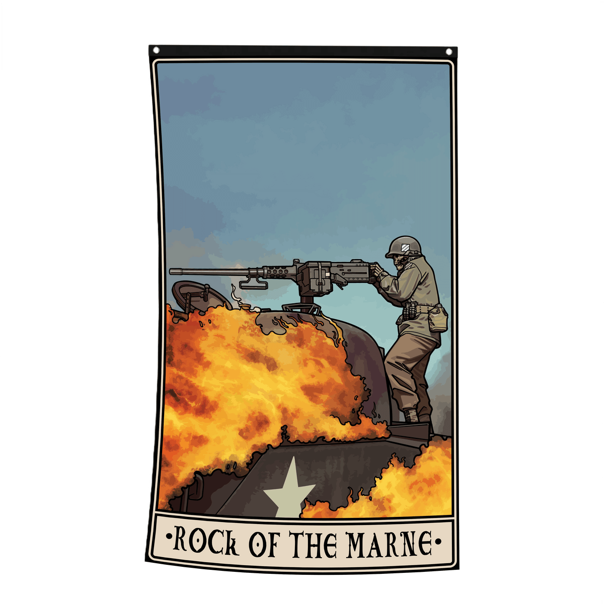 Rock Of The Marne Flag