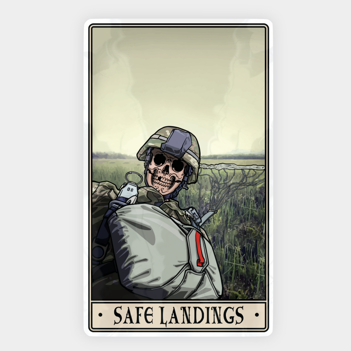 Safe Landings Sticker