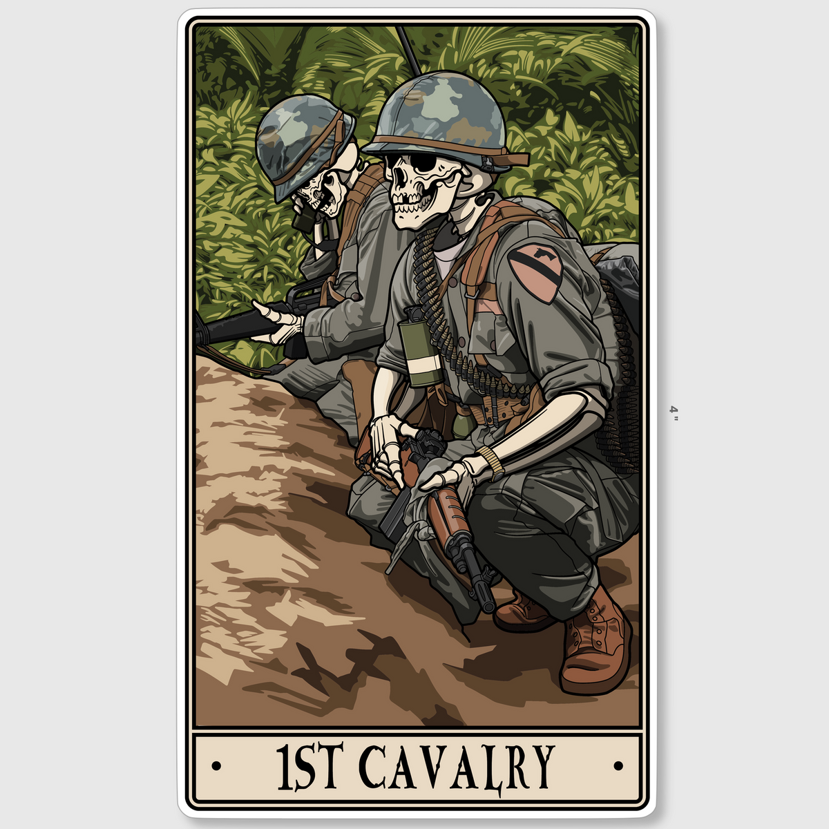 1st Cavalry Sticker