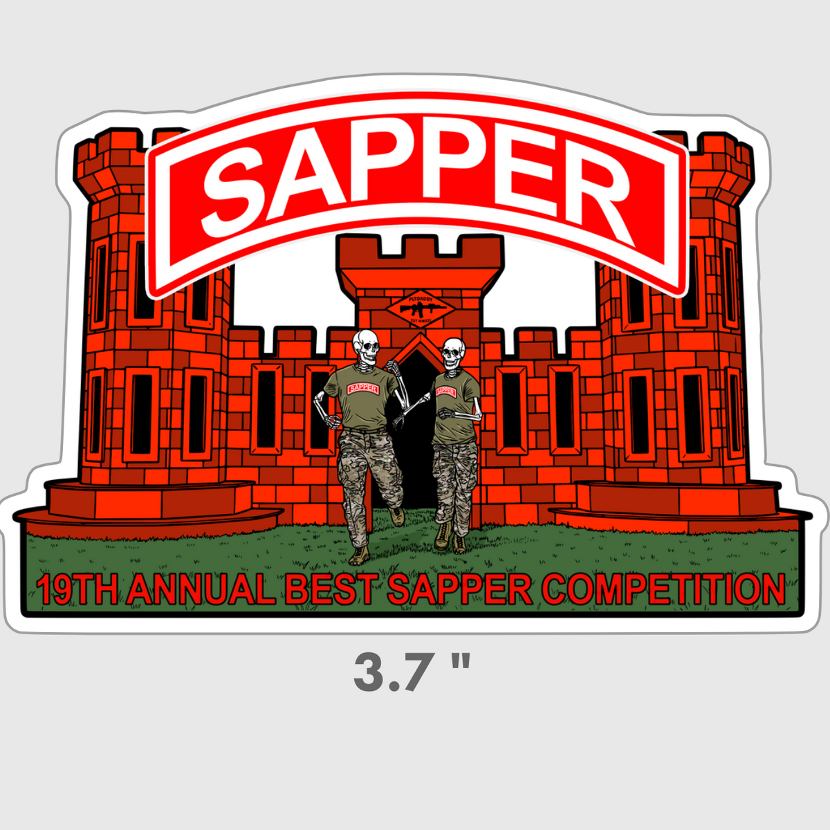 Best Sapper Competition 2026 Sticker