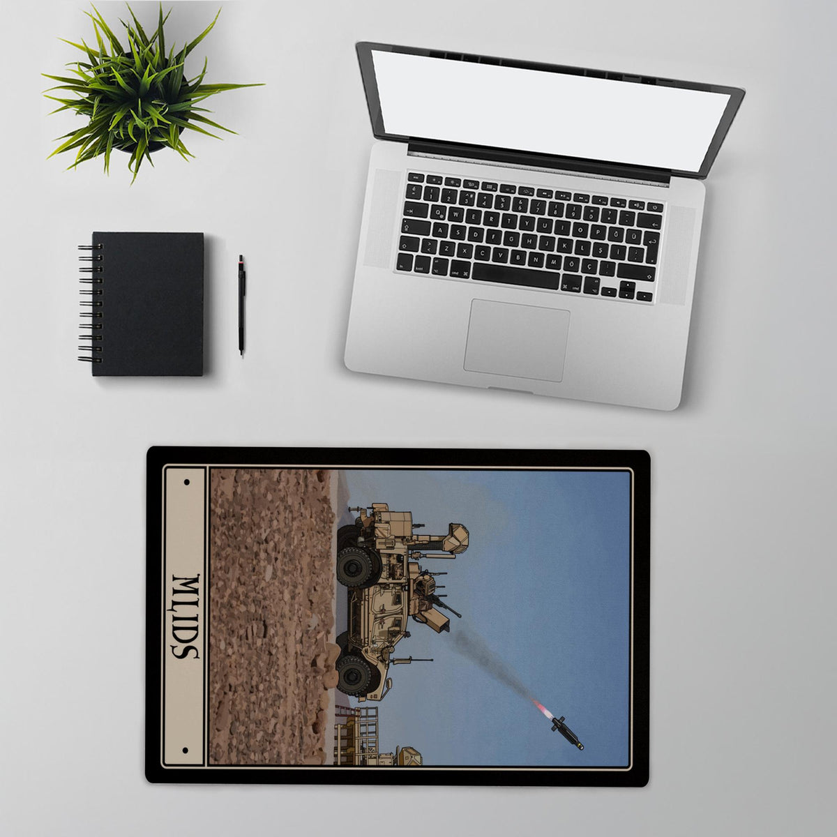 Mobile-Low, Slow, Small Unmanned Aircraft Integrated Defeat System (MLIDS) Desk Mat