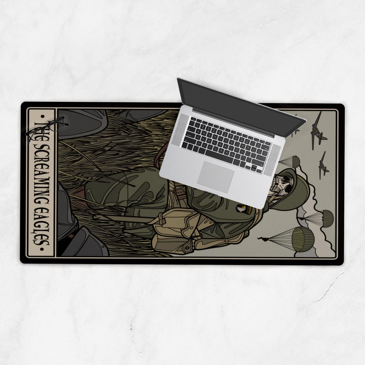 Screaming Eagles Desk Mat