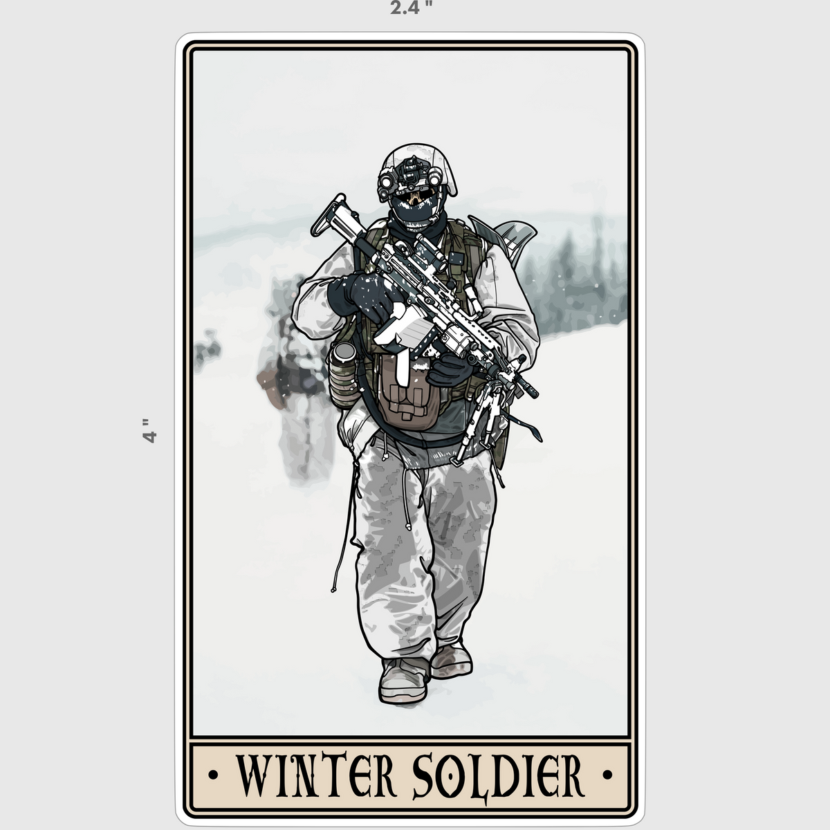 Winter Soldier Sticker