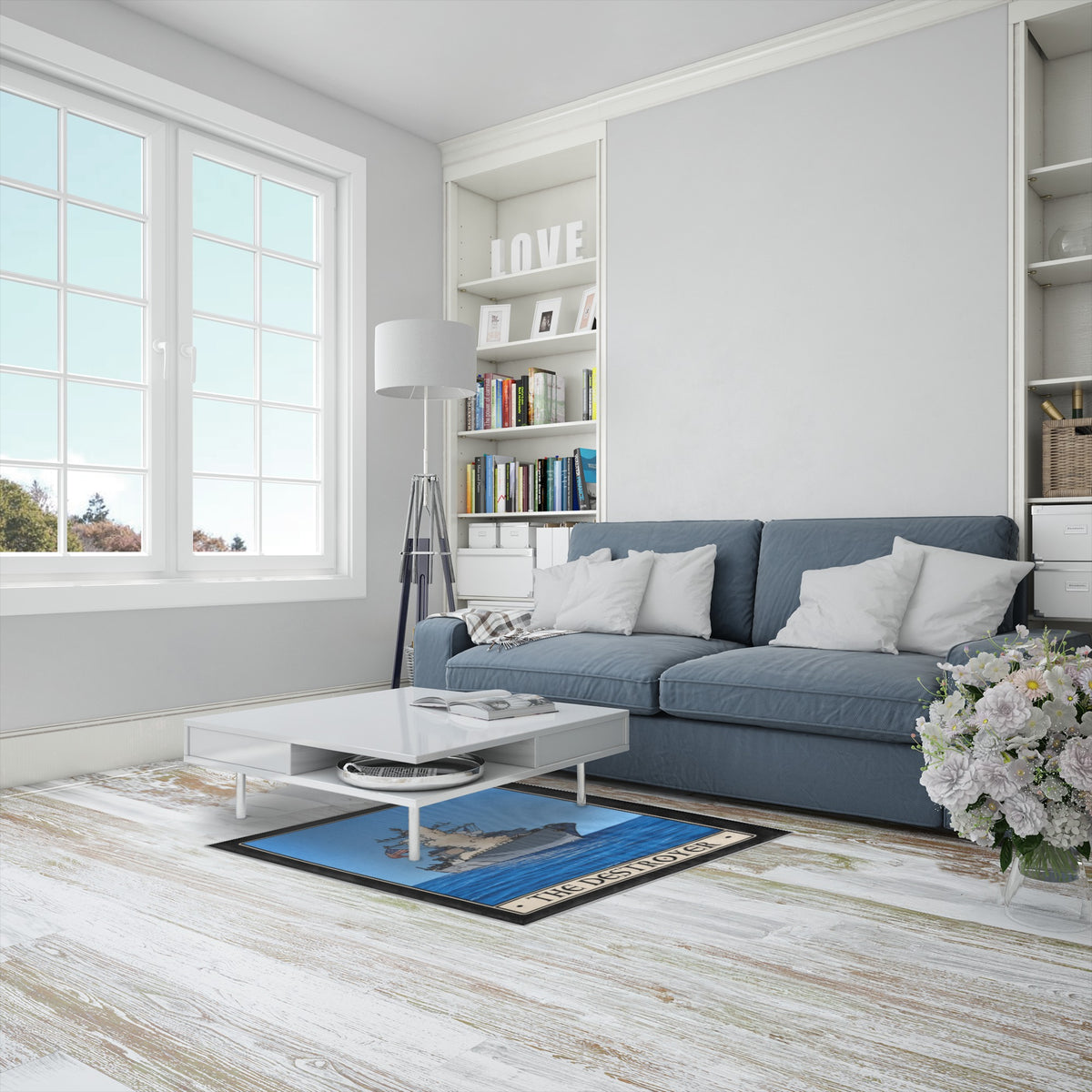 Destroyer Area Rug - Polyester Chenille / 3x2 ft