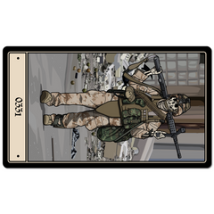 0331 Machine Gunner Desk Mat