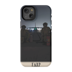 Forward Arming and Refueling Point (FARP) Phone Case - Premium Glossy Tough Case / iPhone 14