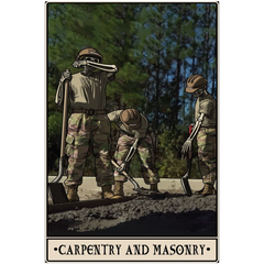 Carpentry and Masonry Acrylic Print - 1/4 inch / 16x24 inch