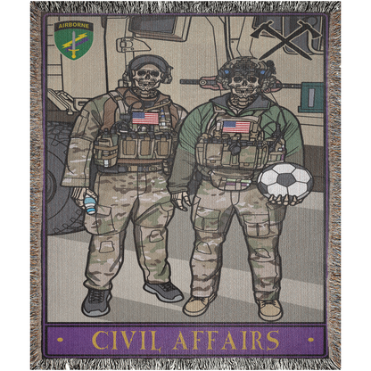 Civil Affairs Woven Blanket