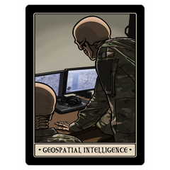Geospatial Intelligence Magnet - 3x4 inch