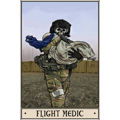 Flight Medic Acrylic Print