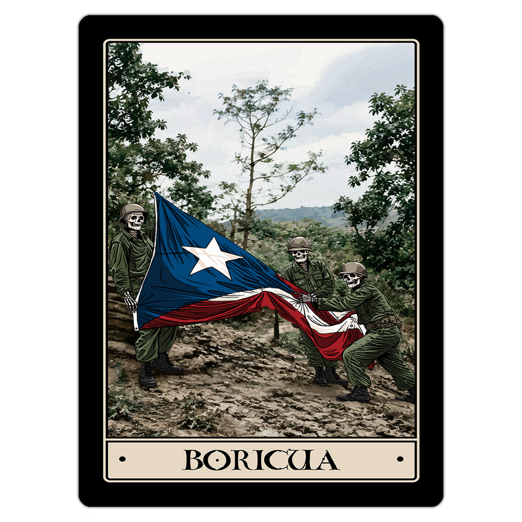 3x4 Boricua Magnet