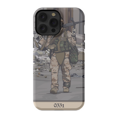 0331 Machine Gunner Phone Case - Premium Glossy Tough Case / iPhone 14 Pro Max