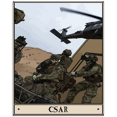 Combat Search and Rescue (CSAR) Acrylic Print - 1/4 inch / 8x10 inch