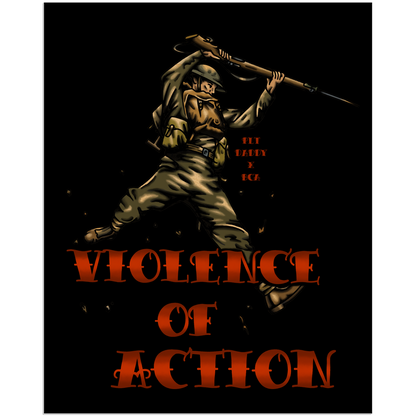 Violence Of Action Acrylic Print