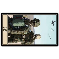 0451 Airborne and Air Delivery Specialist Desk Mat