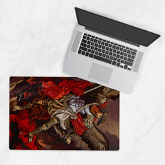 Saint Michael Desk Mat - 12x18 inch