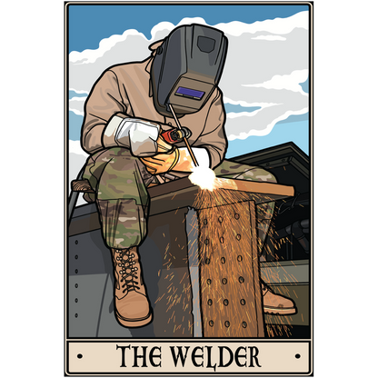 Welder Acrylic Print