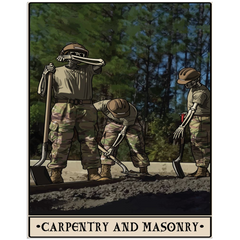 Carpentry and Masonry Acrylic Print - 1/4 inch / 11x14 inch