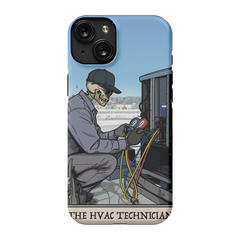 HVAC Technician Phone Case - Premium Glossy Tough Case / iPhone 15 Plus