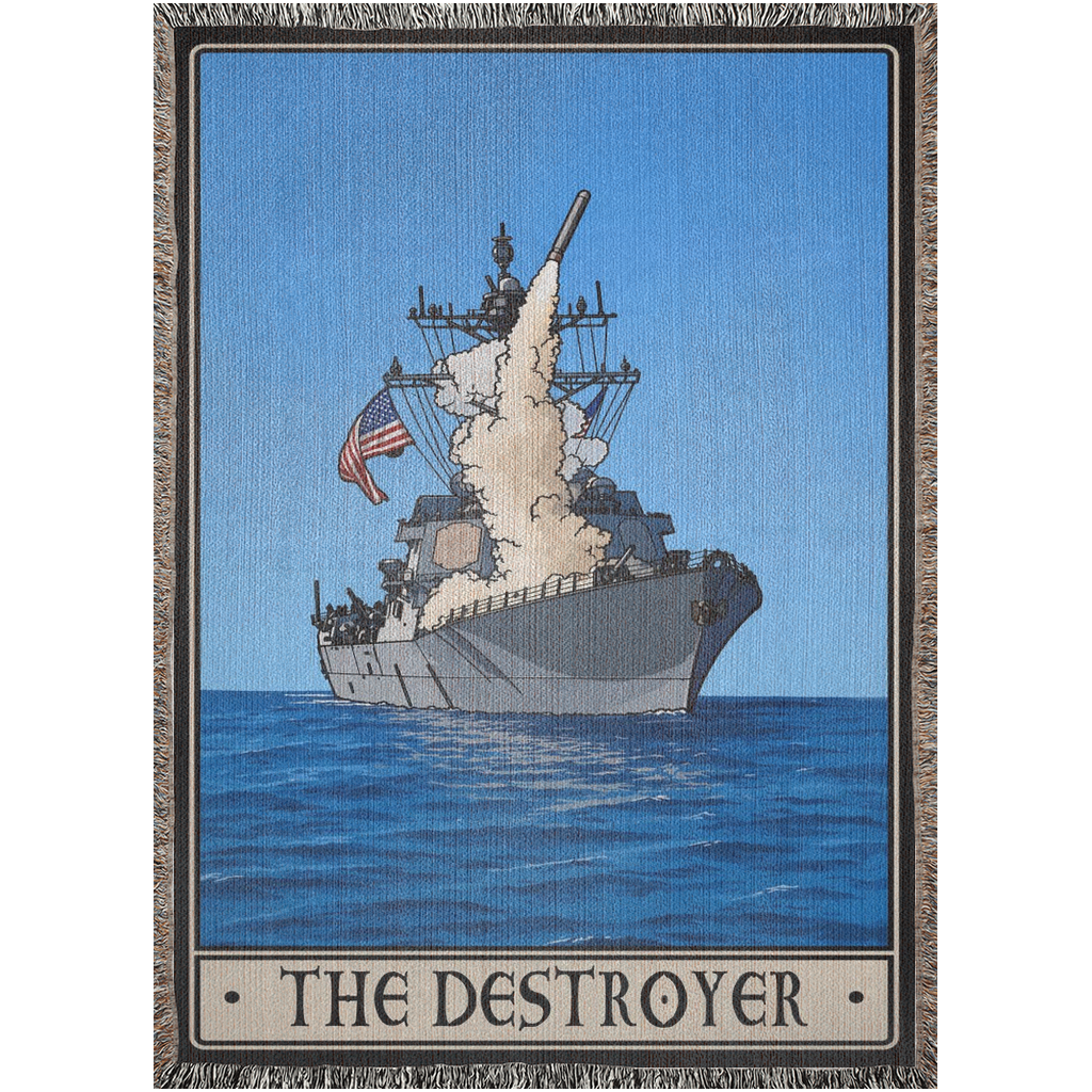 Destroyer Woven Blanket - 52x37 inch / Graphics