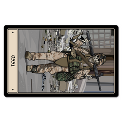 0331 Machine Gunner Desk Mat