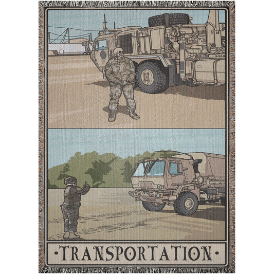 Transportation Woven Blanket