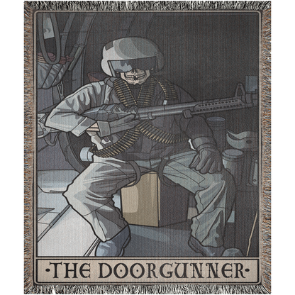 Door Gunner Woven Blanket