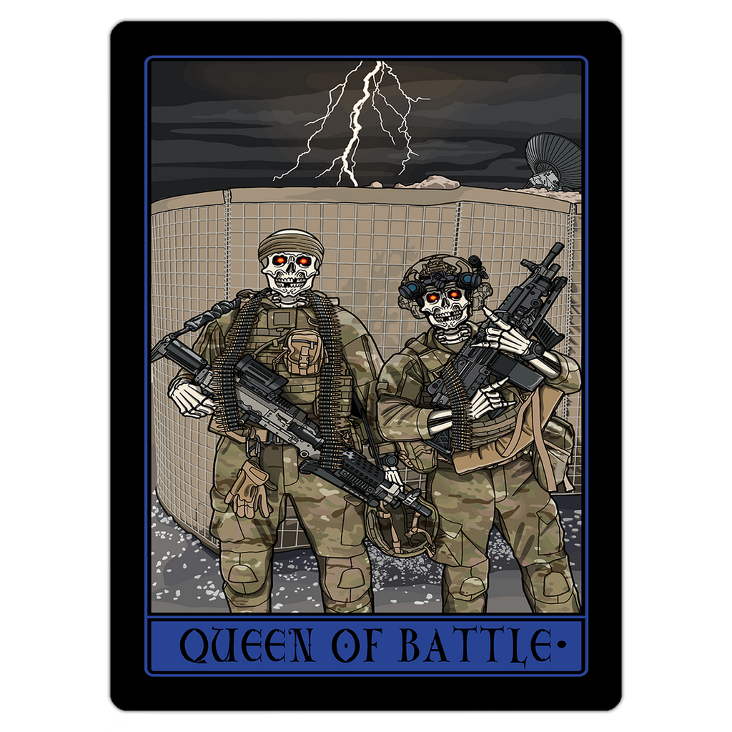 Queen of Battle Magnet