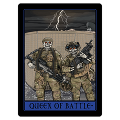 Queen of Battle Magnet - 3x4 inch