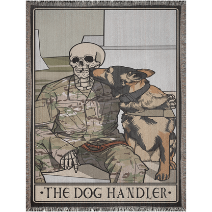 Dog Handler Woven Blanket