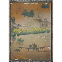 Kandahar Woven Blanket - 52x37 inch / Graphics
