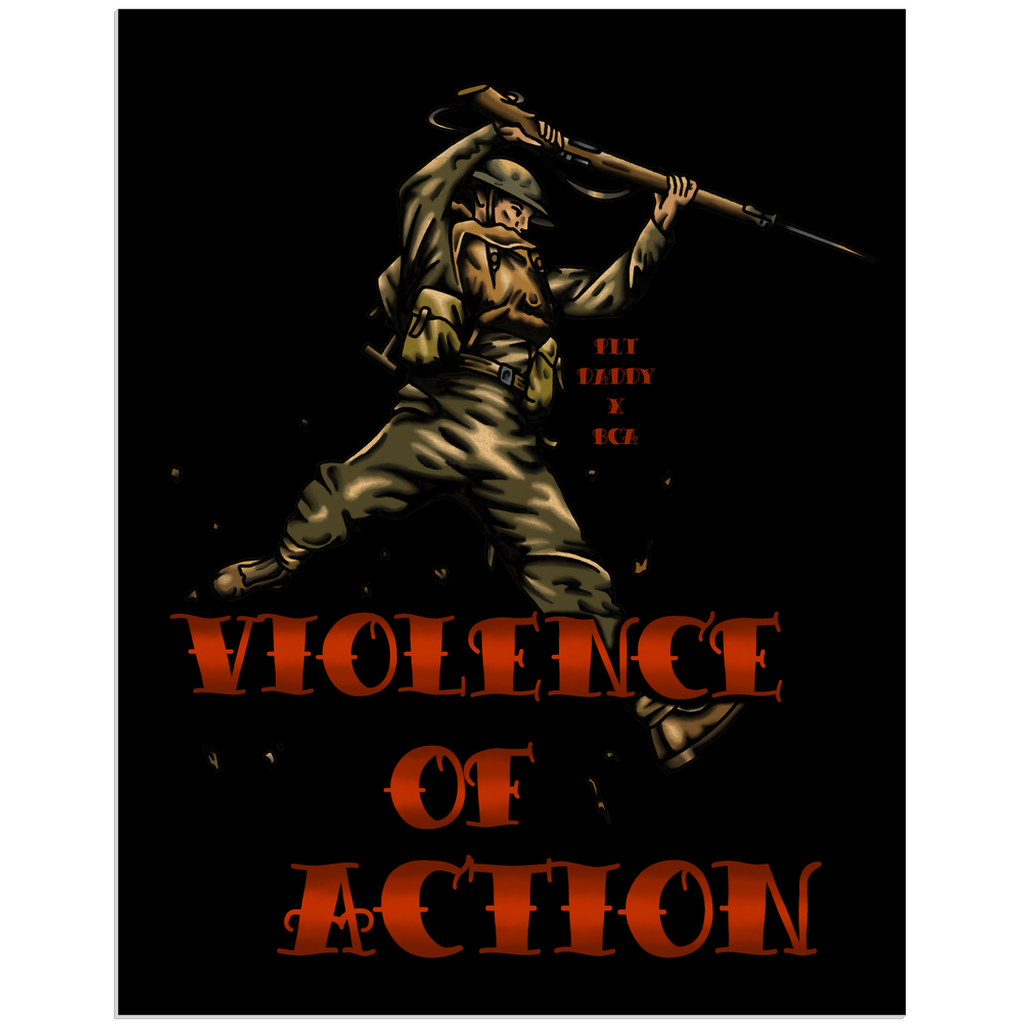 Violence of Action Acrylic Print